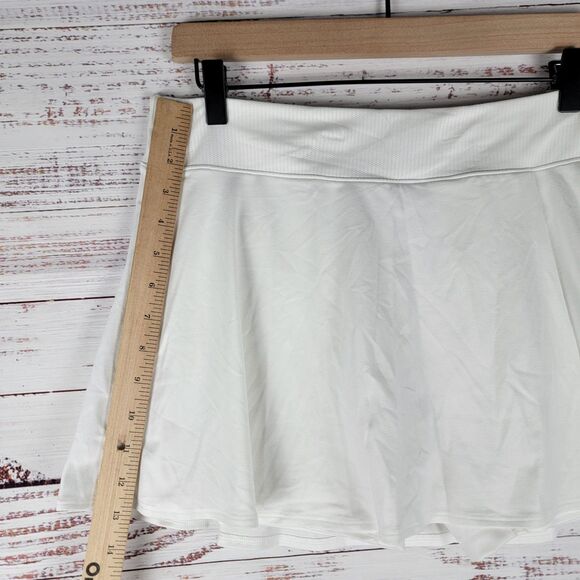 Nike Court Womens Large DriFit Victory Flouncy White Tennis Skort DH9552-100 NWT - Picture 2 of 9